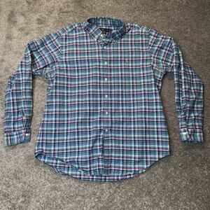 Polo Ralph Lauren Shirt Mens XL Classic Fit Multicolor Plaid Button Down